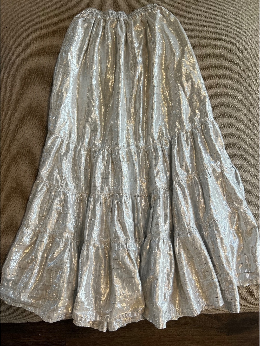 Vintage Bila of California Silver Skirt